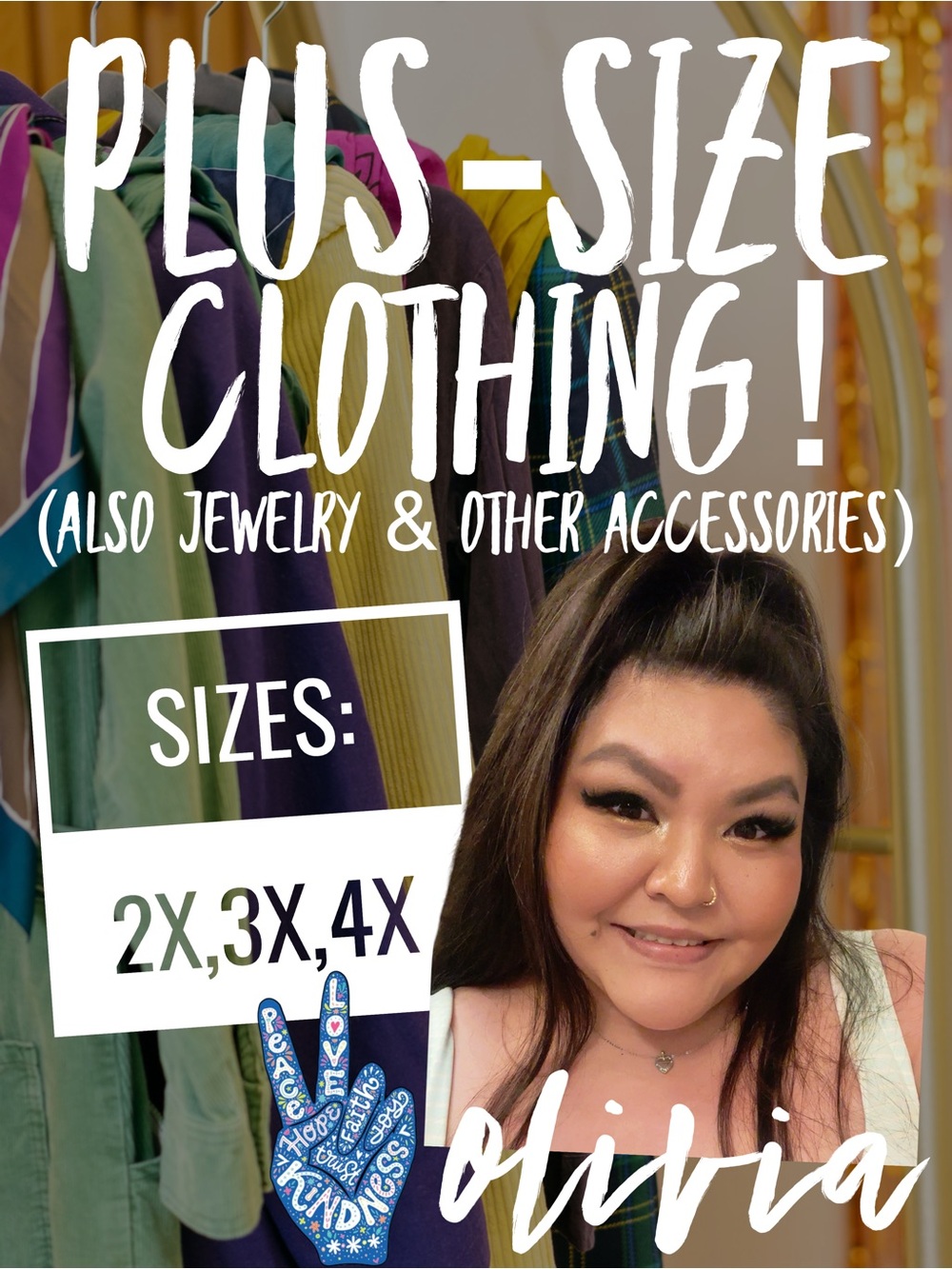 ❤️LIKE❤️ this post to be notified when I go LIVE! 😍☺️😘😘 -@peace_plussize ☮️✌🏼🛍️🛒